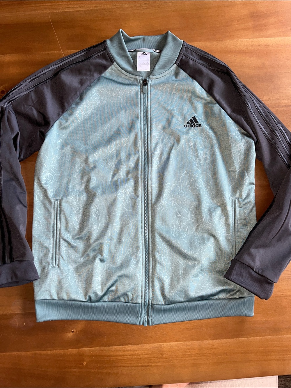 Adidas Women's Firebird Floral Embossed Track Jacket